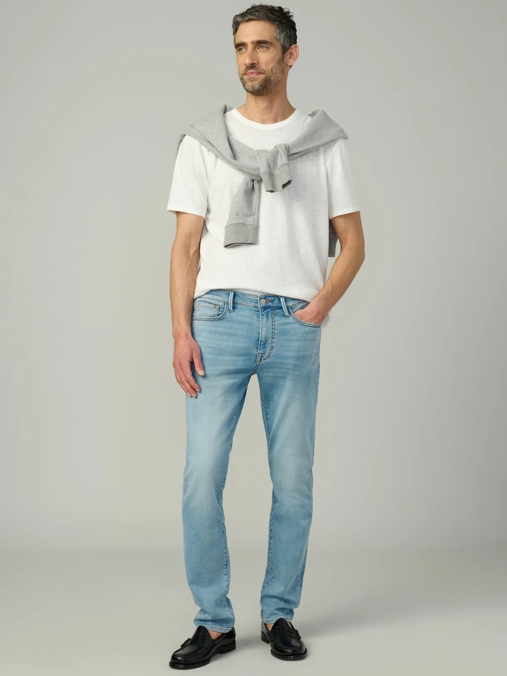 Joe’s jeans the Asher  Light Blue Men’s Slim Straight Jeans